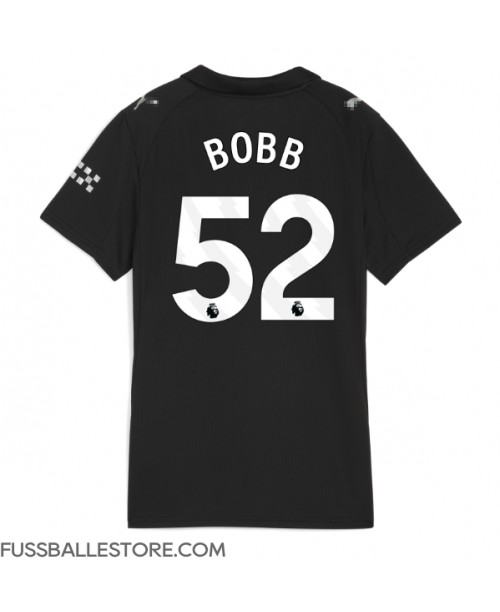 Günstige Manchester City Oscar Bobb #52 Auswärtstrikot Damen 2025-26 Kurzarm Günstige Manchester City Oscar Bobb #52 Auswärtstrikot Damen 2025-26 Kurzarm